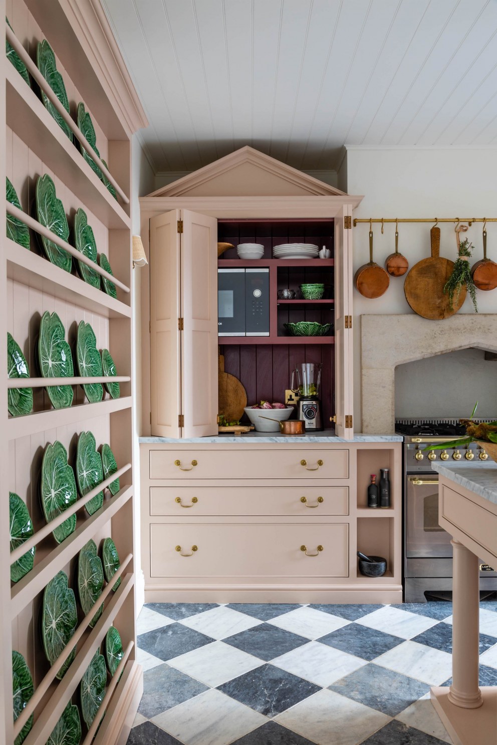 West Country townhouse | Bespoke storage unit - open | Interior Designers